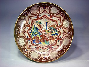 赤絵許由耳洗之図鉦鉢 (Akae-style Bowl with Episode of Xu You)